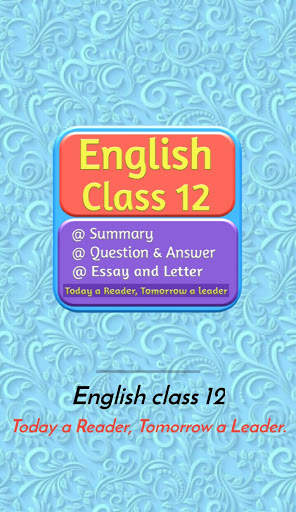 NEB English Class 12 Notes скриншот 1