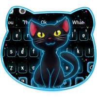 Тема Dark Key of Neon Kitty on 9Apps