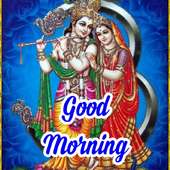 Radha krishna good morning greetings
