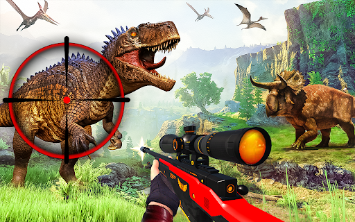 Wild Dinosaur Hunting Furry Animal Hunting Games screenshot 4
