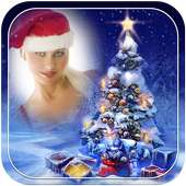 Merry Christmas Tree Photo Frame on 9Apps