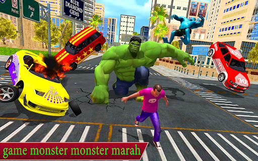 Pertempuran kota pahlawan monster yang luar biasa screenshot 2