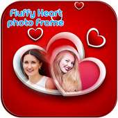 Fluffy Heart Photo Frames on 9Apps