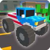 Blocky City: Drift Racing Craft