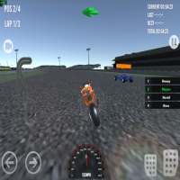 motorfiets formule wedren 3D