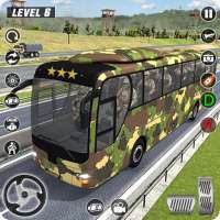 Bus Driving Simulator Army Bus