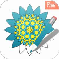 Mandala Coloring Book Garden