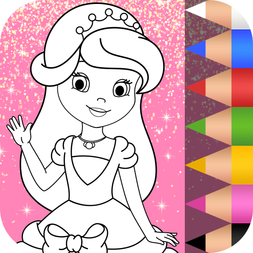 Princess Coloring & Dress Up icon