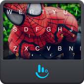 Spider Super Hero Keyboard Theme