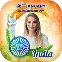 26 January Photo Frame - Republic Day Photo Maker