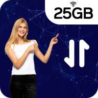 25 GB Data Internet MB 4G 5G