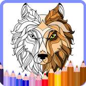 Coloring pages for adults: Animal coloring pages