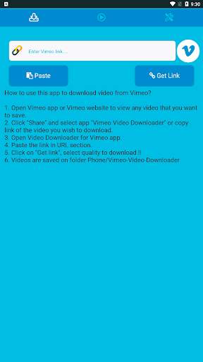 Video Downloader for Vimeo स्क्रीनशॉट 1