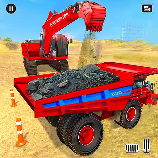 Grand Road Construction Excavator Simulator Games