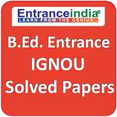 B.Ed. Exam (Entrance) IGNOU Solved Papers on 9Apps