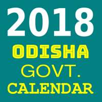 Odisha Govt. Holidays Calendar 2018