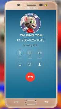 Fake Call Talking Tom Gold Run Free screenshot 2