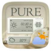 Pure GO Weather Widget Theme on 9Apps