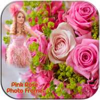 Pink Rose Photo Frames on 9Apps