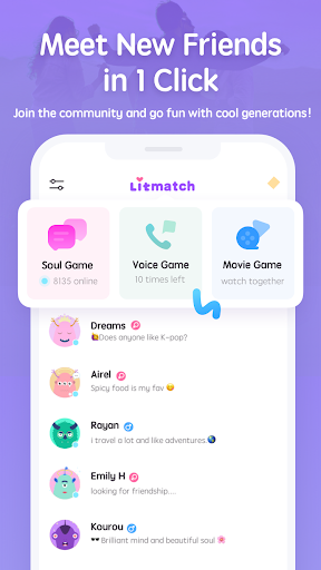 Litmatch—Make new friends screenshot 1