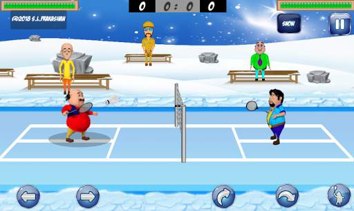 Motu Patlu Badminton скриншот 3