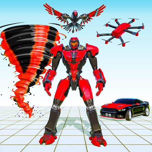 Air Robot Tornado Transforming - Robot Games