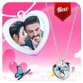 Love locket photo : couple love locket photo on 9Apps