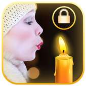 Candle Blow Lock Simulation