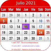 Venezuela Calendario 2021 on 9Apps