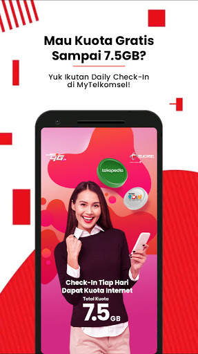 MyTelkomsel - Beli Pulsa/Paket & Dapat Kuota 7,5GB screenshot 1