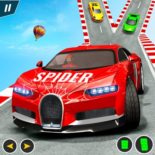 Spider Car Stunt Racing: Mega Ramp New Car Games