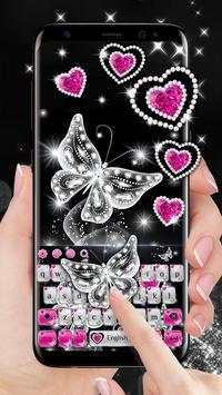 Shiny Diamond Butterfly Keyboard screenshot 1