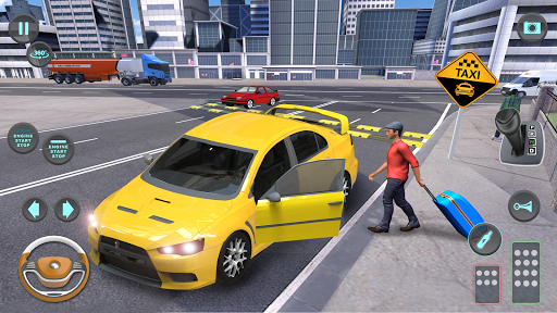 Simulatore di guida in taxi cittadino: Cab Games screenshot 9