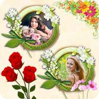 Flower  Dual Photo Frames 2020 on 9Apps