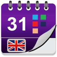 UK Calendar App with Holidays