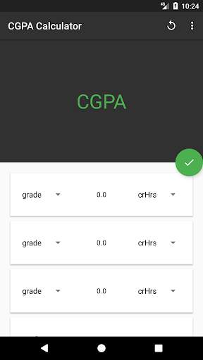 CGPA Calculator स्क्रीनशॉट 1