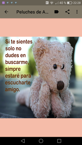 Peluches con best sale frases de amistad