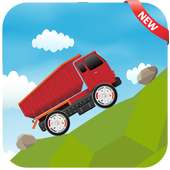 Racing in Hill Truck Monster Challenge Game