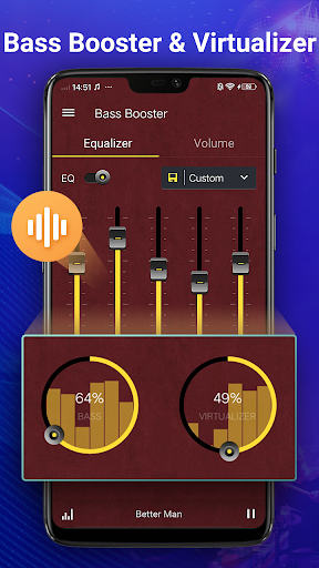 Ecualizador - Amplificador de volumen,de bajos screenshot 4