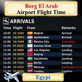 Borg El Arab Airport Flight Time