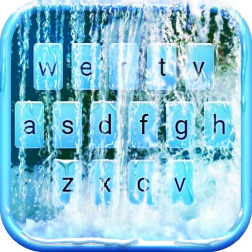 Waterfall Animated Keyboard + Live Wallpaper