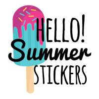 Summer Quotes Card Keyboard Stickers for Gboard