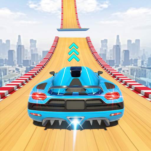 Skyline Car Stunts : Mega Ramp Stunt Car Games