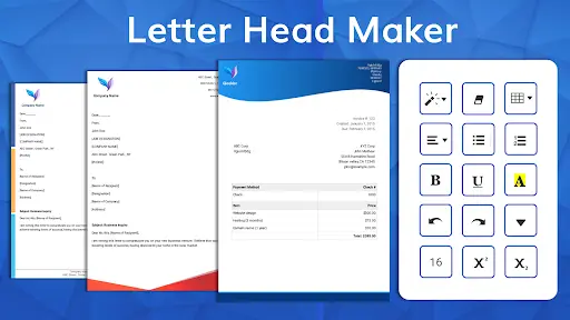 Letterhead Maker With Logo PDF На Андроид App Скачать - 9Apps