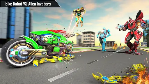 Fighter Monkey Robot Transform Bike Robot Game APK Download 2023 - Free -  9Apps