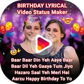 My Photo Birthday Lyrical Video Status Maker