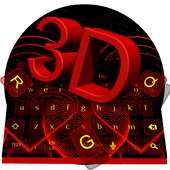 3D Classic Romantic Love Heart Keyboard
