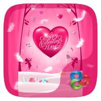Pink Love 3D Go Launcher Theme on 9Apps