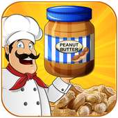 Peanut butter maker cooking
