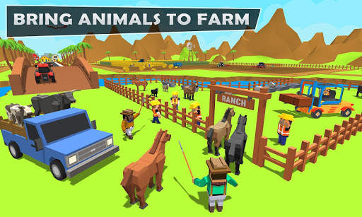 เครื่องคราดหญ้า Farming Harvester 3: Fields Simula screenshot 2